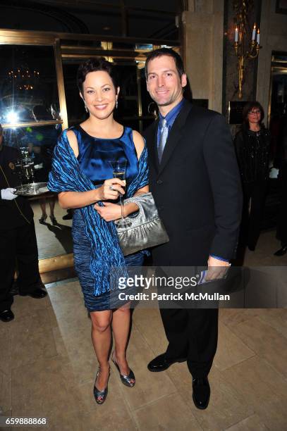 Ellie Krieger and Tom Schuchasie attend VOLUNTEERS OF AMERICA 14th Annual Gala a New York Winter's Eve at The Plaza on December 8, 2009 in New York.