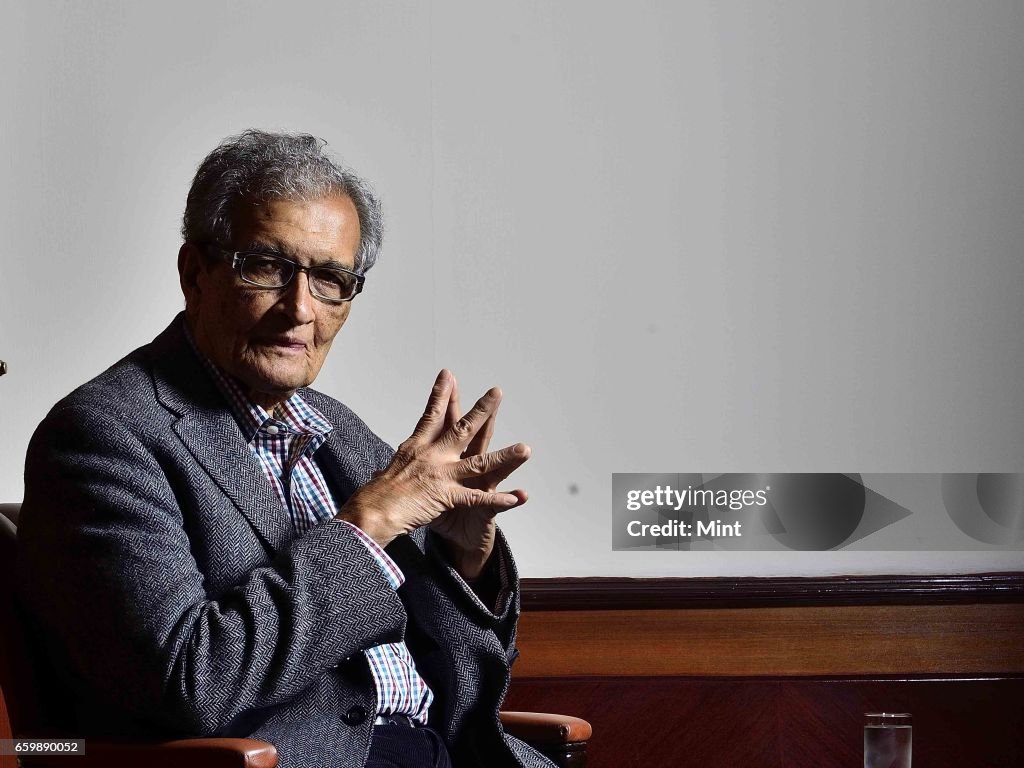 Profile Shoot Of  Economist Amartya Sen