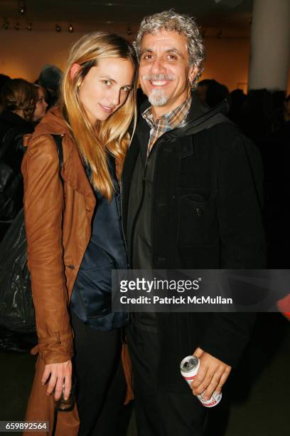 Jeanann Williams and Ric Pipino attend 'BARELY PRIVATE' by SANTE D'ORAZIO Photography Exhibit and Book Party at Milk Gallery on December 8, 2009 in...