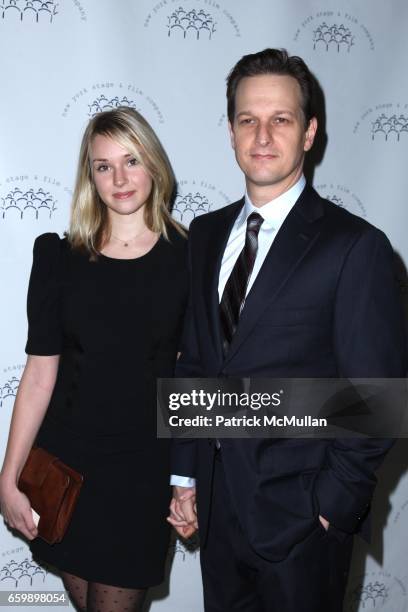 Sophie Flack and Josh Charles attend NEW YORK STAGE AND FILM'S Annual Gala at Plaza Hotel on December 13, 2009 in New York.