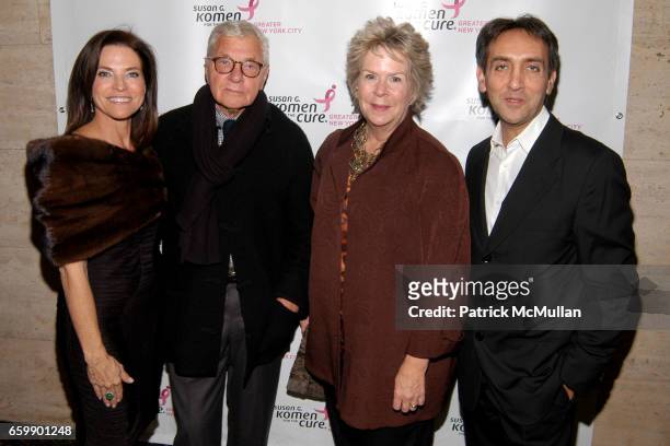 Iris Dankner, John Rosselli, Bunny Williams and Stephan Sparta attend HOLIDAY HOUSE 2009 to Benefit Susan G. Komen For The Cure at Two East 63rd...