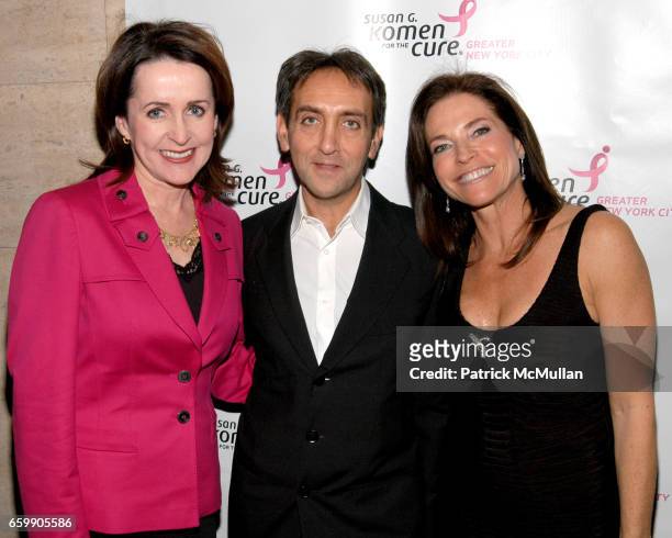 Carol Higgins Clark, Stephan Sparta and Iris Dankner attend HOLIDAY HOUSE 2009 to Benefit Susan G. Komen For The Cure at Two East 63rd Street on...