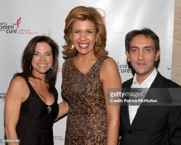 Iris Dankner, Hoda Kotb and Stephan Sparta attend HOLIDAY HOUSE 2009 to Benefit Susan G. Komen For The Cure at Two East 63rd Street on December 1,...