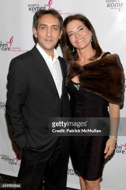 Stephan Sparta and Iris Dankner attend HOLIDAY HOUSE 2009 to Benefit Susan G. Komen For The Cure at Two East 63rd Street on December 1, 2009 in New...