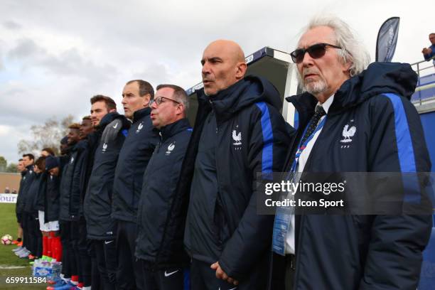 Ludovic Batelli of France during the 4 Nations Tournament U20 match between France and Portugal on March 28, 2017 in Ploufragan, France.