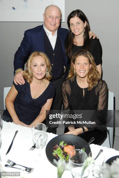 Susan Hess, Ron Perelman, Debra Perelman and Anna Chapman attend ACRIA 14th Annual Holiday Dinner presented by InStyle Magazine and Urban Zen at...