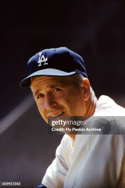 Manager Walter Altson of the Los Angeles Dodgers poses for a portrait during Spring Training circa March, 1958 in Florida.