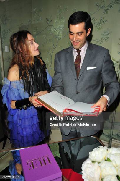 Kelly Wearstler and Jim Gold attend Bergdorf Goodman hosts KELLY WEARSTLER new book launch "HUE" at Bergdorf Goodman NYC on December 9, 2009.