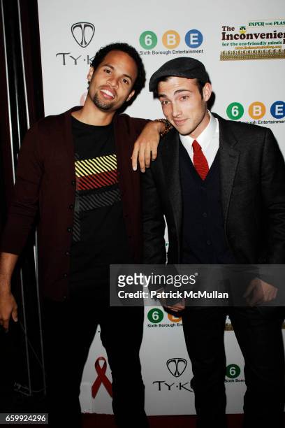 Quddus and Brandon Trentham attend Brandon Trentham and Roger Crandall Host “We’ll Run You Party” AIDS MARATHON CHARITY EVENT at Jane's House on...