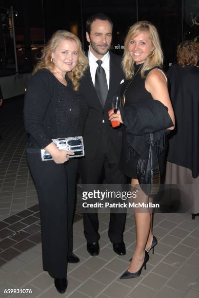 Suzanne Todd, Tom Ford and Erica Zohar attend A Single Man Screening at LACMA at Los Angeles County Museum of Art on December 3, 2009 in Los Angeles,...
