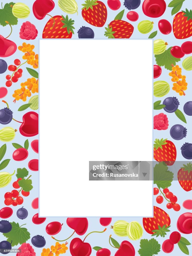 Berries background