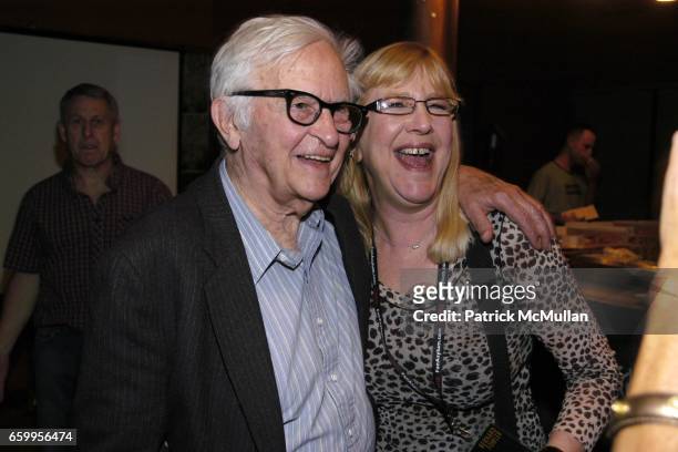Albert Maysles and Susan Garbose-Brown attend AN EVENING with BERNARD FOWLER at The Knitting Factory on May 19, 2009 in New York.