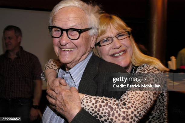 Albert Maysles and Susan Garbose-Brown attend AN EVENING with BERNARD FOWLER at The Knitting Factory on May 19, 2009 in New York.