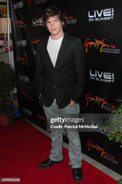 Jake White attends GINGER MCGANN UNVEILS NEW COUTURE JEWELRY COLLECTION AND FINE ART SERIES at Live! On Sunset on May 21, 2009 in Hollywood,...