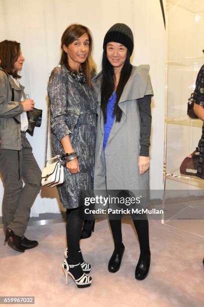 Consuelo Castiglioni and Vera Wang attend MARNI Uptown Opening Party at Marni Boutique on May 5, 2009 in New York City.