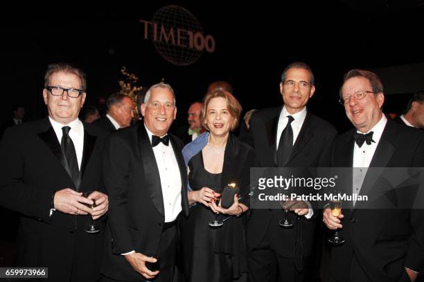 Terry McDonell, Walter Isaacson, Ann Moore, Richard Stengel and Johh Huey attend TIME MAGAZINE'S 100 MOST INFLUENTIAL PEOPLE 2009 at Jazz At Lincoln...