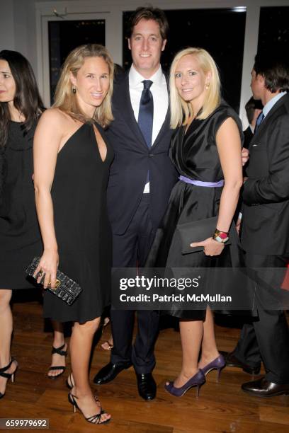 Tatiana Perkin, Thorne Perkin and Catherine Forbes attend AMERICAN FRIENDS OF THE LOUVRE's Young Patrons Circle: Soiree au Louvre 2009 at The...