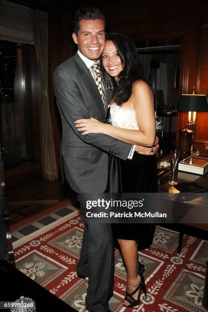 Michael Murphy and Emma Snowdon-Jones attend AMERICAN FRIENDS OF THE LOUVRE's Young Patrons Circle: Soiree au Louvre 2009 at The Centurion on May 20,...