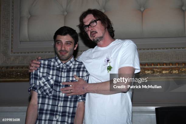 Matt Creed and Gibby Haynes attend THE KITCHEN Spring Gala Benefit 2009 at Capitale on May 20, 2009 in New York City.