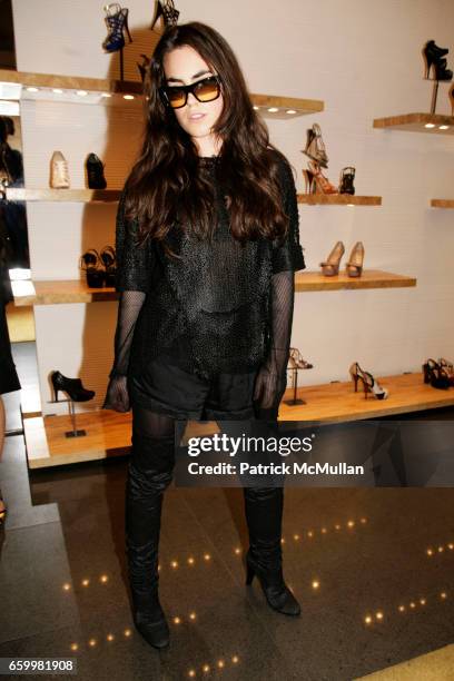 Tallulah Harlech attends FENDI & VOGUE Celebrate the Launch of FENDI'S "Bicycle" and VOGUE'S "Last Look" at Fendi on 5th Avenue on May 20, 2009 in...