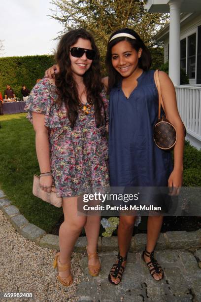 Ally Zarin and Trelawny Davis attend NICHE MEDIA'S HALEY AND JASON BINN Kick Off Summer With Hamptons Darling CHRISTIE BRINKLEY at Their Memorial Day...