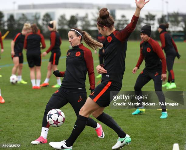 Manchester City's Kosovare Asllani during the training session at the City Football Academy, Manchester.