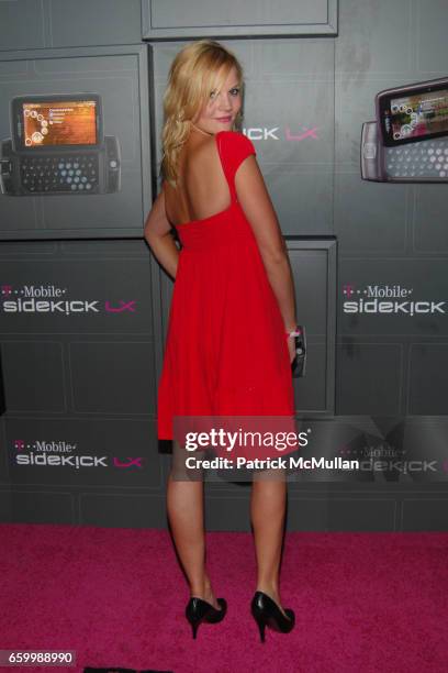 Amber Borycki attends T-Mobile Unveils the New SIDEKICK LX at Paramount Studios on May 14, 2009 in Hollywood, California.