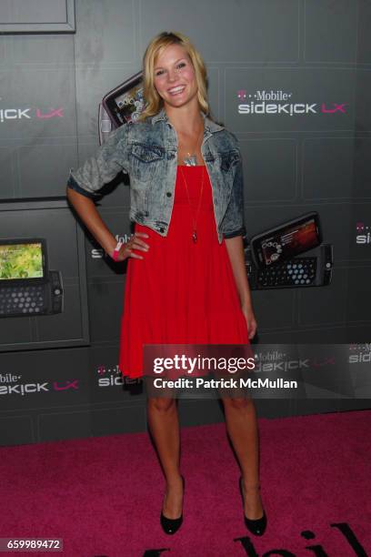 Amber Borycki attends T-Mobile Unveils the New SIDEKICK LX at Paramount Studios on May 14, 2009 in Hollywood, California.