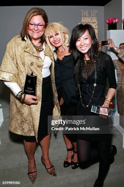 Fern Mallis, Betsey Johnson and Jen Kao attend 10th ANNUAL PARSONS FASHION STUDIES LINE DEBUT at Lord & Taylor on May 14, 2009 in New York City.