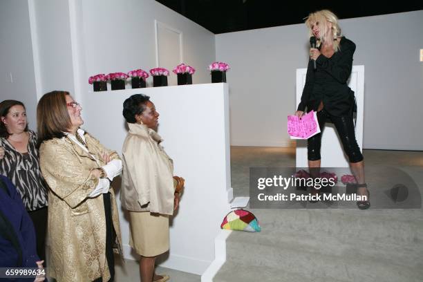 Fern Mallis, Marva Griffin and Betsey Johnson attend 10th ANNUAL PARSONS FASHION STUDIES LINE DEBUT at Lord & Taylor on May 14, 2009 in New York City.