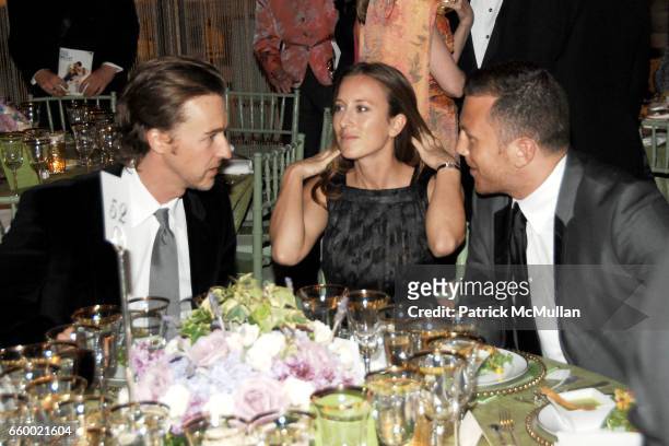 Edward Norton, Shauna Robertson and Sean Avery attend NEW YORK CITY BALLET 2009 Spring Gala Dinner Party at David H. Koch Theater on May 13, 2009 in...