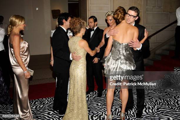 Tom Florio, Lori Florio, Marc Jacobs, Kate Moss, Bar Refaeli and Justin Timberlake attend THE COSTUME INSTITUTE GALA: "The Model As Muse" with...