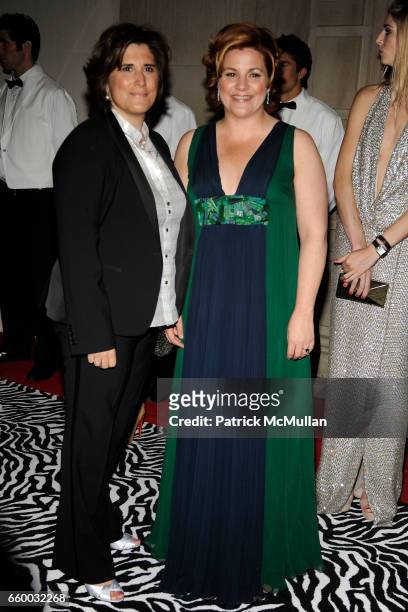 Kim Catullo and Christine Quinn attend THE COSTUME INSTITUTE GALA: "The Model As Muse" with Honorary Chair MARC JACOBS - INSIDE at The Metropolitan...