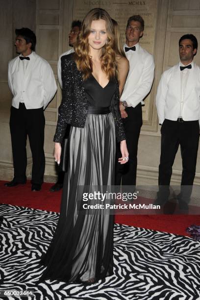 Edita Vilkeviciute attends THE COSTUME INSTITUTE GALA: "The Model As Muse" with Honorary Chair MARC JACOBS - INSIDE at The Metropolitan Museum of Art...