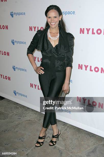 Amanda Garrigus attends NYLON and MYSPACE May Young Hollywood Issue Party Hosted by Kat Dennings and Olivia Thirlby at Roosevelt Hotel on May 4, 2009...