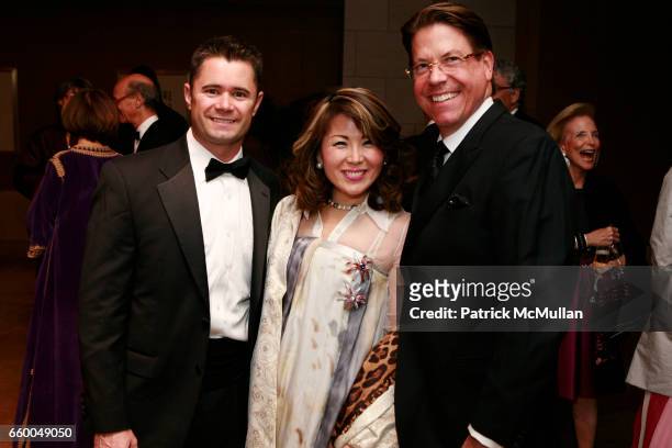 John Evatz, Kassidy Choi-Schagrin and Brett Sloan attend American Friends of The Louvre Honor I.M. PEI And The 20th Anniversary of The Pyramid at The...