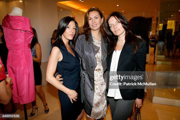 Jennifer Raines, Inga Rubenstein and Yana Balan attend VALENTINO Fall/Winter 2009 Capsule Collection Preview Luncheon hosted by SERENA BOARDMAN, DORI...