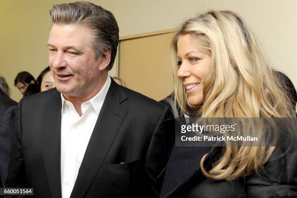 Alec Baldwin and Marci Klein attend WELCOME TO GULU EXHIBITION AND BENEFIT ART SALE ANTI-HUMAN TRAFFICKING INNITIATIVE at The United Nations on May...