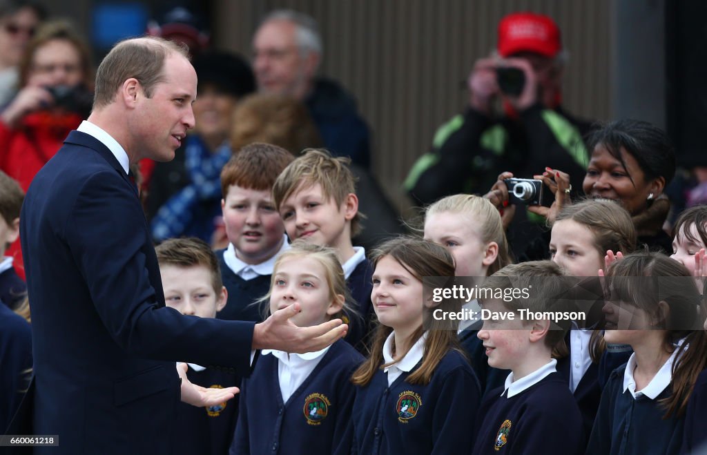 The Duke Of Cambridge Opens New Remembrance Centre At The National Memorial Arboretum