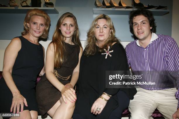 Susan Nagel, Hadley Nagel, Vanessa Noel and Michael Thom attend SONYA ROLIN & IRENE ZELINSKY present the launch of Traveling Atelier LA MODE REVIENT...