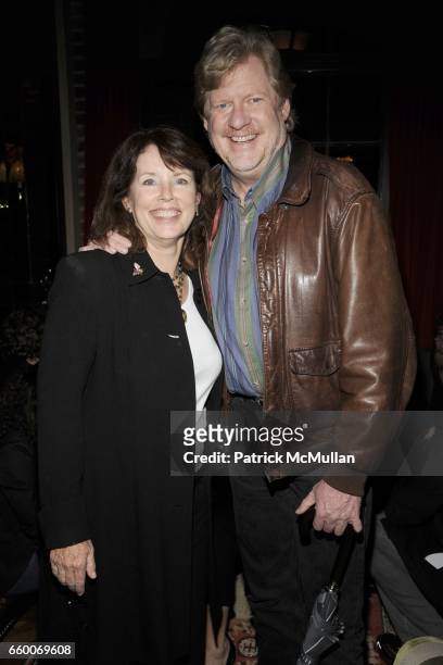 Peggy Petrie and Donald Petrie attend the "Glamour Reel Moments" Party for Kate Hudson's Film "Cutlass" at the Greenwich Hotel on May 03, 2009 in New...