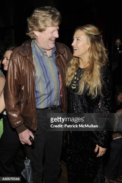 Donald Petrie and Kate Hudson attend the "Glamour Reel Moments" Party for Kate Hudson's Film "Cutlass" at the Greenwich Hotel on May 03, 2009 in New...