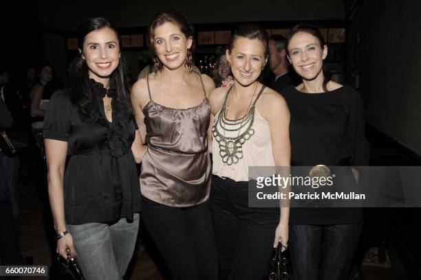 Rachel Birnbaum, Lindsey Walters, Jen Weinberg and Emily Lewis attend the "Glamour Reel Moments" Party for Kate Hudson's Film "Cutlass" at the...