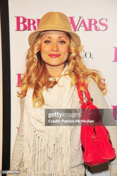 Marcy Rylan attends BRIDE WARS premiere arrivals at Loews Lincoln Center N.Y.C. On January 5, 2009.