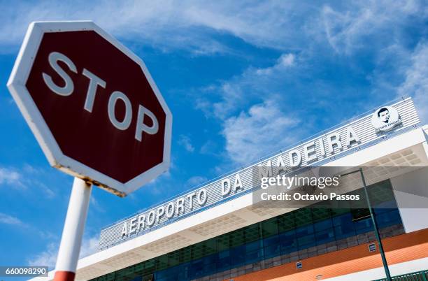 General view of the airport after the ceremony at Madeira Airport to rename it Cristiano Ronaldo Airport on March 29, 2017 in Santa Cruz, Madeira,...