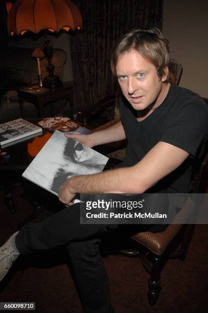 Doug Aitken attends ForYourArt with the Library Council, MOMA; celebrates Doug Aitken's Write-In Jerry Brown President at Chateau Marmont on January...