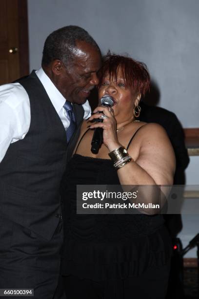 Danny Glover and Sweet Georgia Brown attend LITTLE GREAT NIGHT IN HARLEM Hosted by RICHARD PARSONS and BLYTHE DANNER to Benefit the JAZZ FOUNDATION...