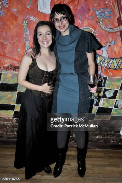 Domenica Cameron-Scorsese and Victoria Febrer attend THE HISPANIC SOCIETY of AMERICA presents The MEET THE DUCHESS Program at De Santos Restaurant on...