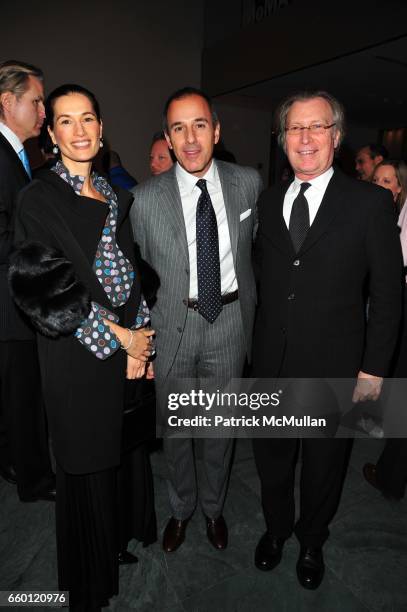 Annette Lauer, Matt Lauer and George Fertitta attend "STARRY NIGHT" hosted by Netherlands Government, NYC & Company and the City of Amsterdam at MoMA...