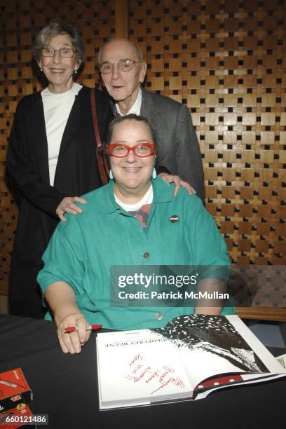 Gloria Hastreiter, Walter Hastreiter and Kim Hastreiter attend DIANE VON FURSTENBERG Hosts Book Party For GEOFFREY BEENE: AN at Diane von Furstenberg...